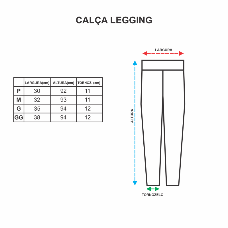 CALÇA LEGGING SUPLEX CATÊ