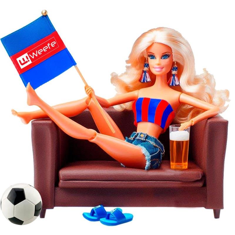 CAM. BARBIE WEEFE FAN PRETA
