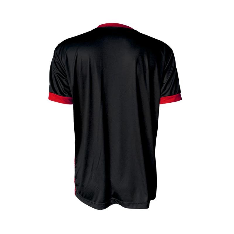 CAMISETA TEXT WEEFE PRETA / VERMELHA