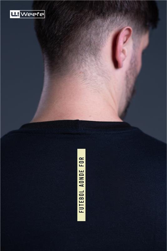 T-SHIRT 100% ALGODÃO ESTAMPA FAF05 PRE/OFF
