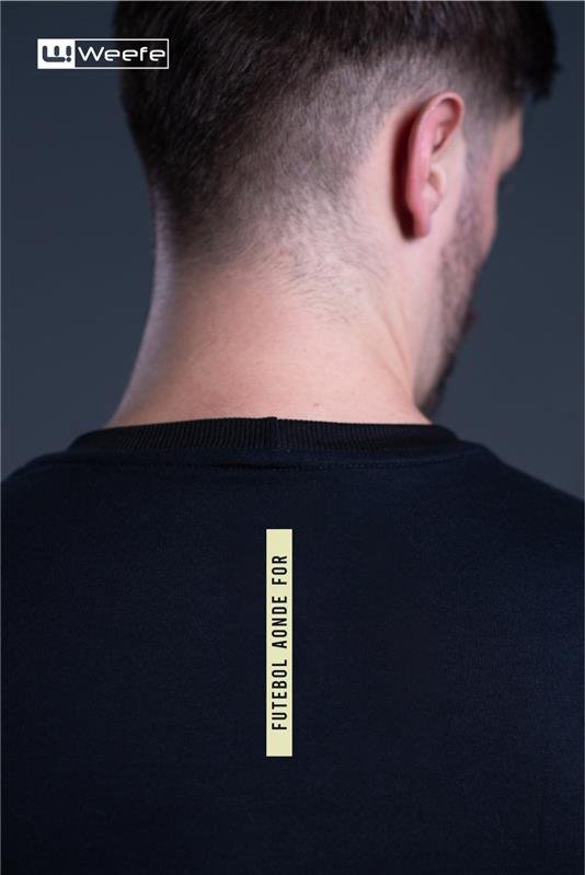 T-SHIRT ALGODÃO ESTAMPA WEEFE33 PRE/0FF