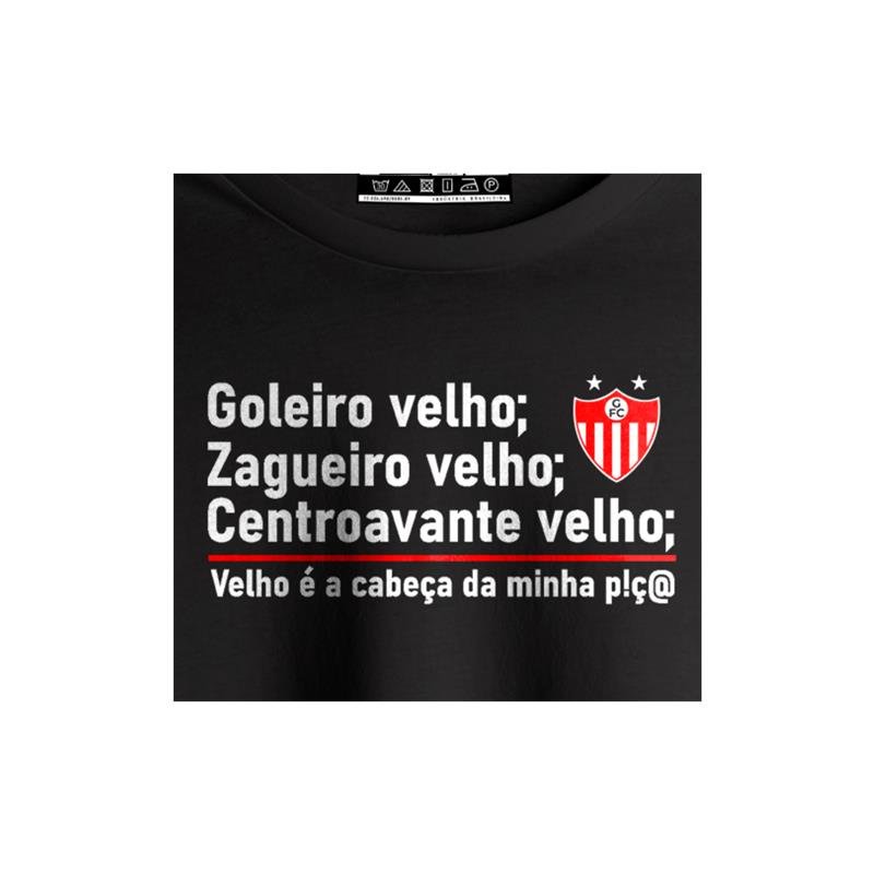 CAMISETA ALGODÃO PRETA VELHO É GUARANY DE BAGÉ 2025