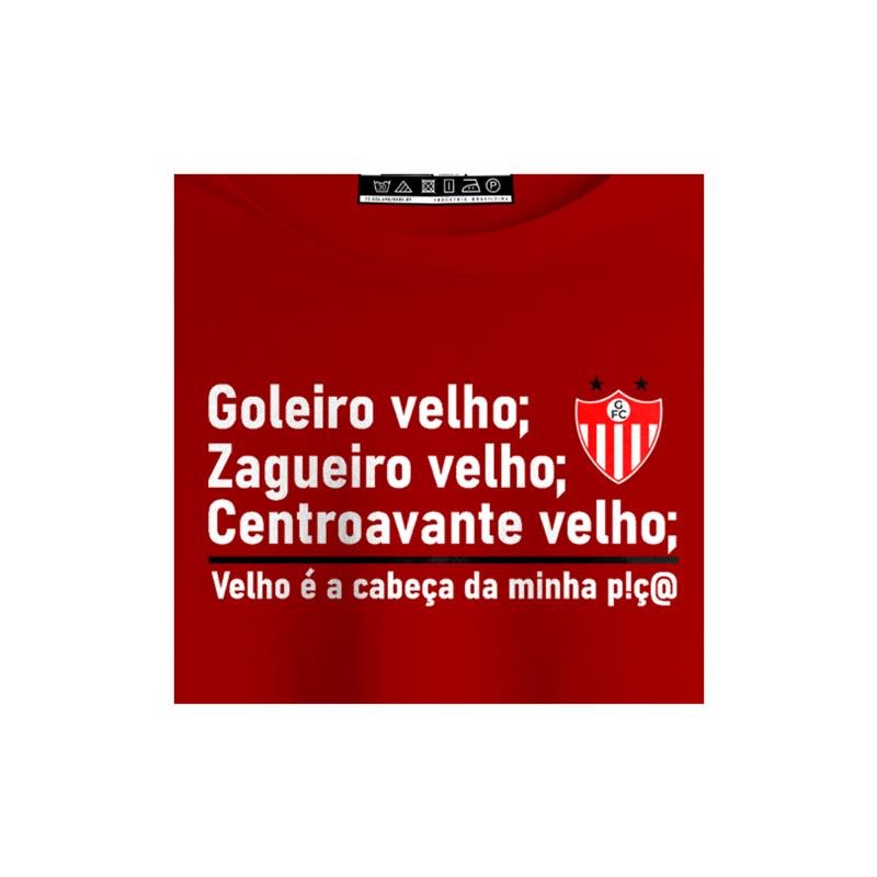 CAMISETA ALGODÃO VERMELHA VELHO É GUARANY DE BAGÉ 2025