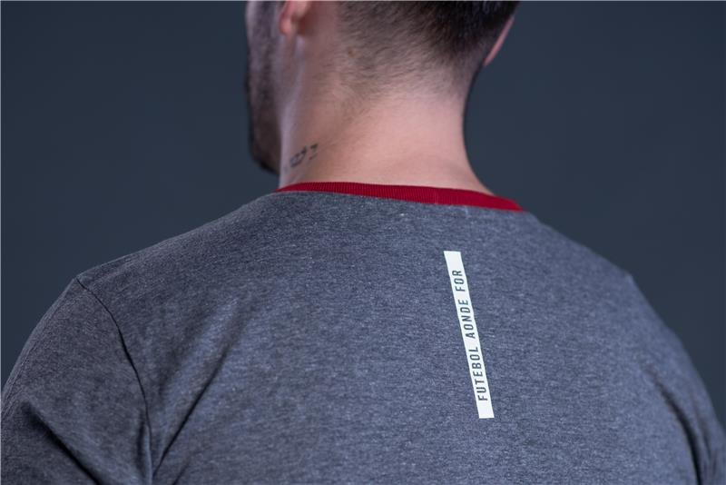 T-SHIRT 100% ALGODÃO ESTAMPA FAF04 CHU/OFF